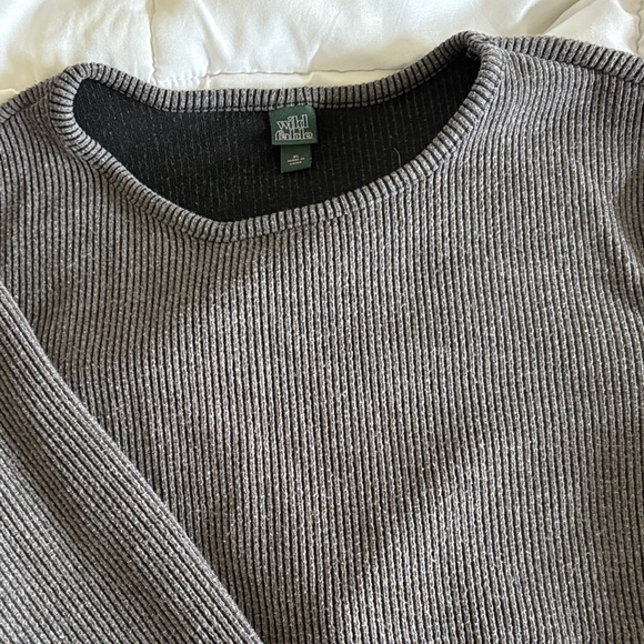 Gray Ribbed Two-Piece Set - Picture 4 of 4